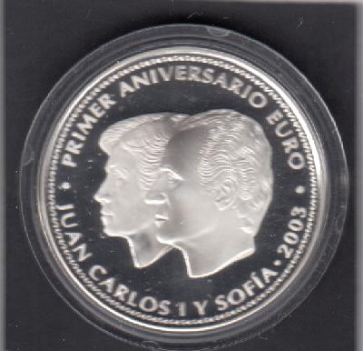 Beschrijving: 10 Euro 1e ANNIVERSARY EURO GODDES EUROPE BULL